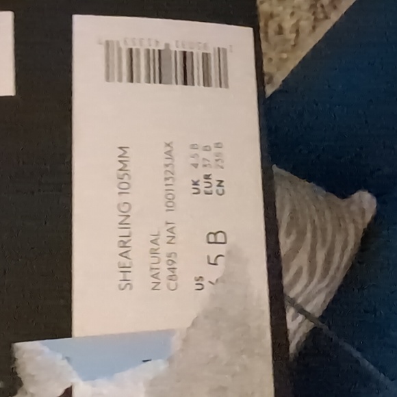 Coach Shearling 105MM Pumps in Natural - Picture 5 of 5